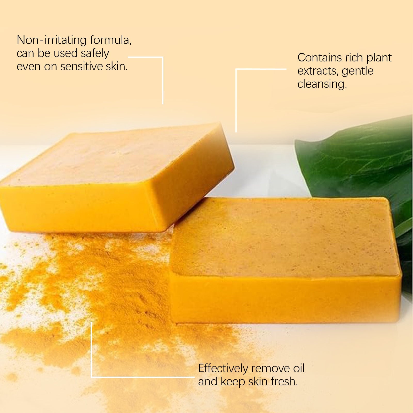 Lemon Turmeric Brightening Soap Gently Cleanses The Skin, Moisturizes, Hydrates And Replenishes Water. It Is A Facial And Body Care Soap FamilyClothes
