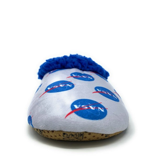 Blast off NASA - Women's Sherpa Slippers Socks - FamilyClothes