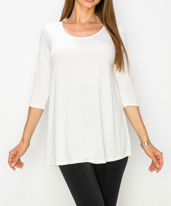 BAMBOO ELBOW TUNIC T - FamilyClothes