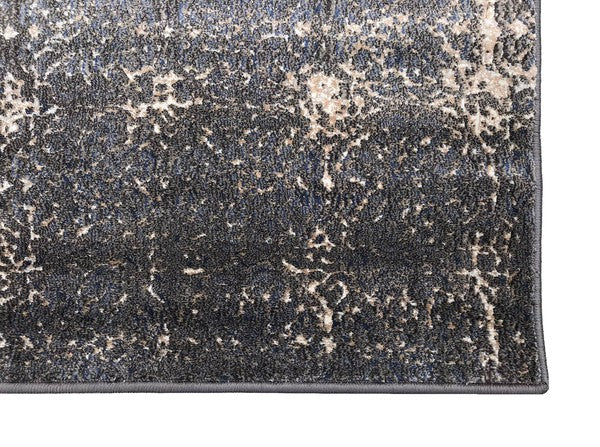 5' x 7'6'' Dark Plum Navy Vintage Silky Rug - FamilyClothes