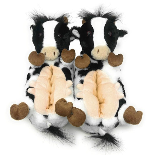 Howdy Cow - Kids' Cute Plush Animal Slippers - FamilyClothes