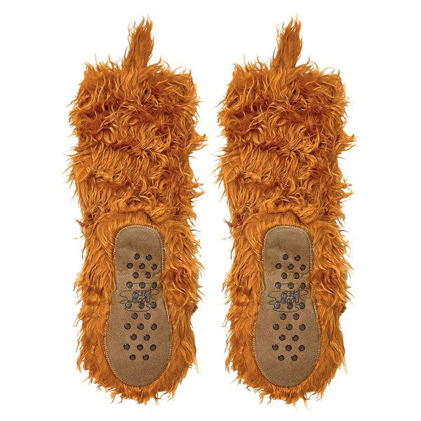 Highland Cattel - Kids' Plush Animal Slipper Socks - FamilyClothes