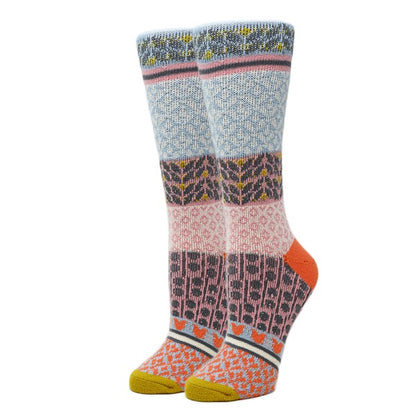 Ava - Women's Fuzzy crew socks - FamilyClothes
