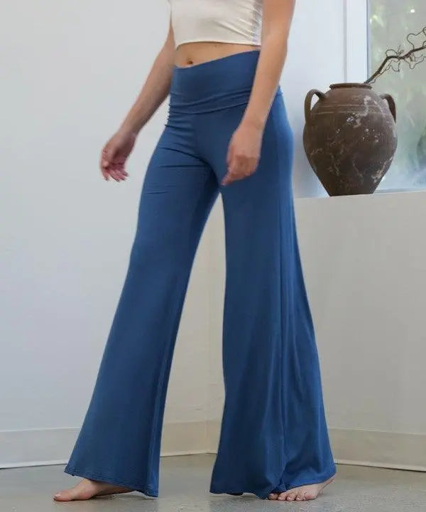 240GSM BAMBOO CLASSIC PALAZZO PANTS - FamilyClothes