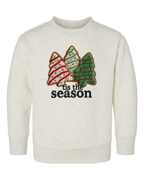 Tis the Season Tree Cake Sweatshirt for Festive Comfort and Style - FamilyClothes