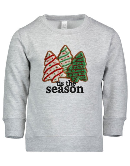 Tis the Season Tree Cake Sweatshirt for Festive Comfort and Style - FamilyClothes