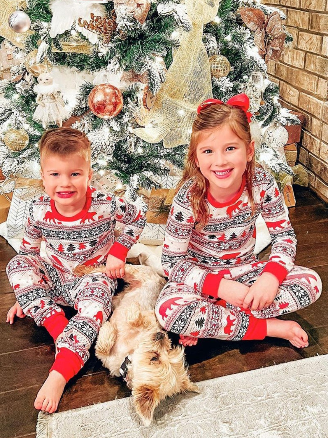 Christmas Pajamas Set: Long Sleeve Top and Pants Perfect for Holiday Comfort - FamilyClothes
