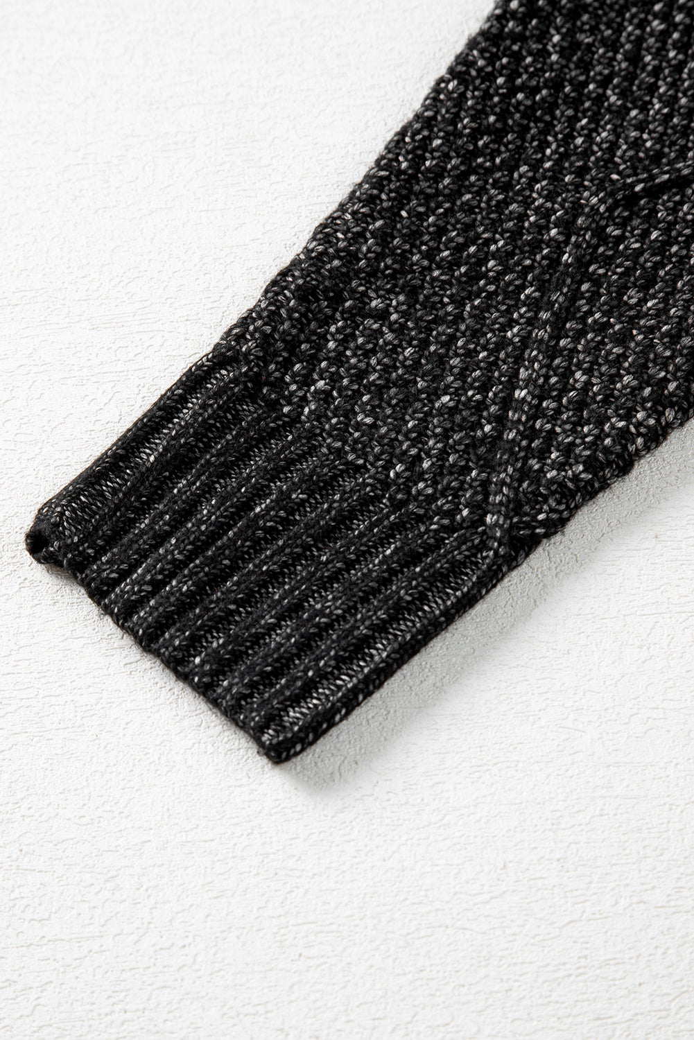 Coffee Twist Cable Knit Drop Shoulder Loose Fit Sweater Dress Shewin