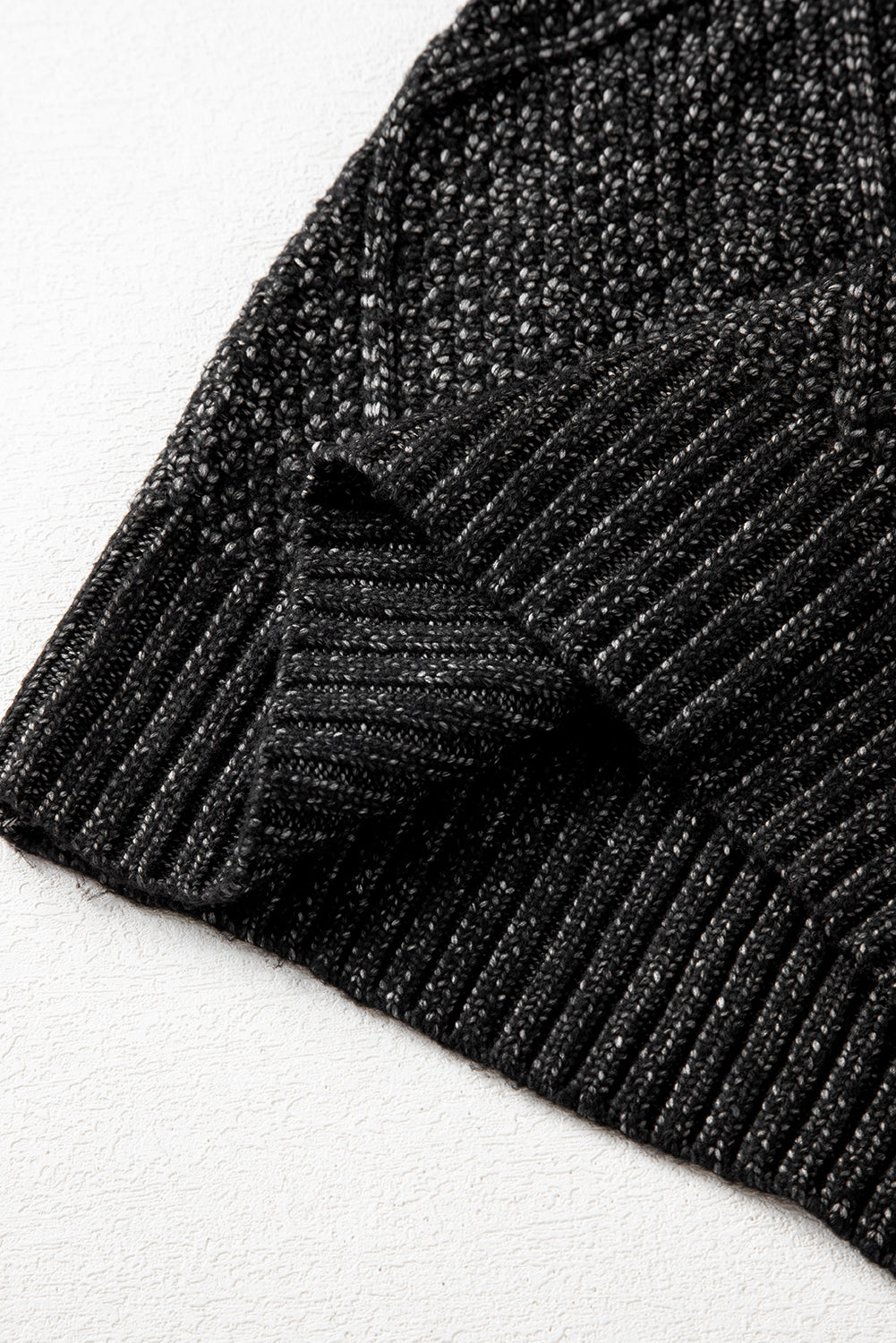 Coffee Twist Cable Knit Drop Shoulder Loose Fit Sweater Dress Shewin