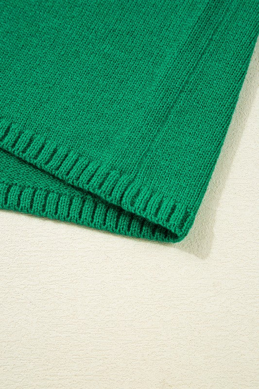 Evatyn Knit Drop Shoulder Sweater - FamilyClothes