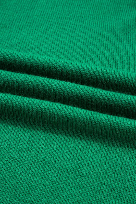 Evatyn Knit Drop Shoulder Sweater - FamilyClothes