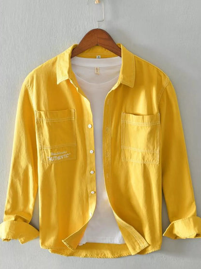 Men's Plus Size Button-Up Shirt - Ultimate Comfort and Style for Every Occasion - FamilyClothes