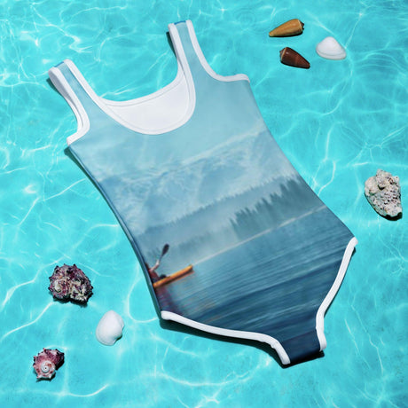 All - Over Print Kids Swimsuit - FamilyClothes