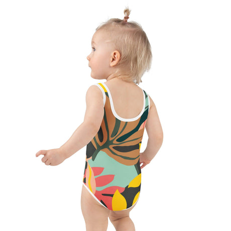 All - Over Print Kids Swimsuit - FamilyClothes