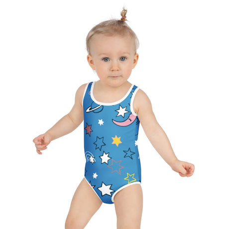 All - Over Print Kids Swimsuit - FamilyClothes