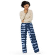 All - over print unisex wide - leg pants - FamilyClothes