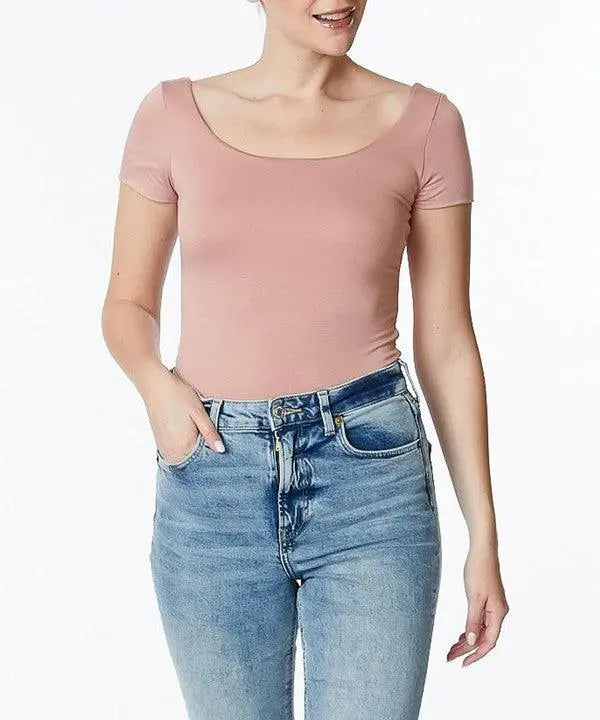 BAMBOO DOUBLE LAYERED CAP SLV TOP - FamilyClothes