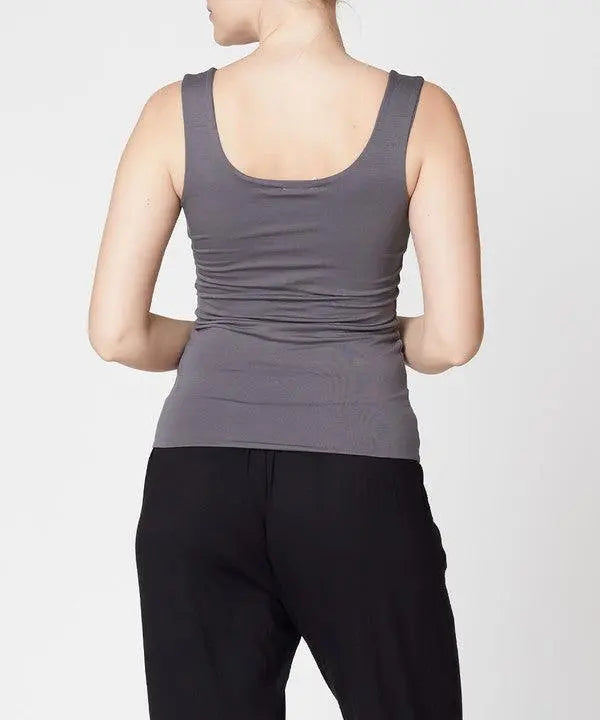 BAMBOO DOUBLE LAYERED TANK - FamilyClothes