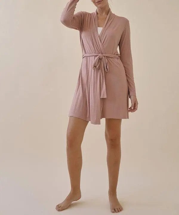 BAMBOO HER ROBE CARDIGAN - FamilyClothes