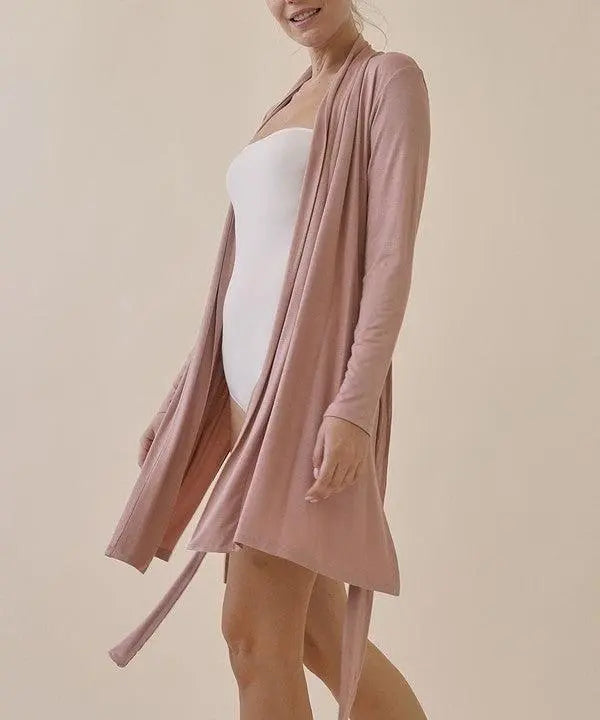 BAMBOO HER ROBE CARDIGAN - FamilyClothes