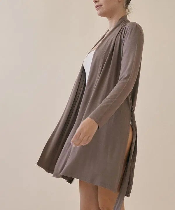 BAMBOO HER ROBE CARDIGAN - FamilyClothes