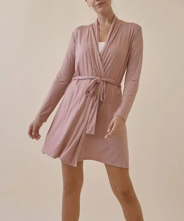 BAMBOO HER ROBE CARDIGAN - FamilyClothes