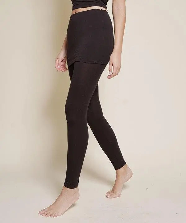 BAMBOO PRE WASHED One Piece Skirted Legging - FamilyClothes