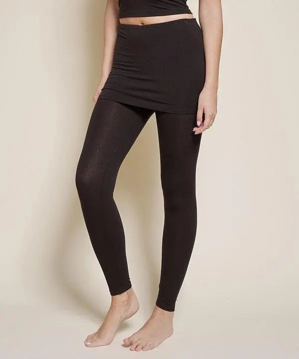 BAMBOO PRE WASHED One Piece Skirted Legging - FamilyClothes