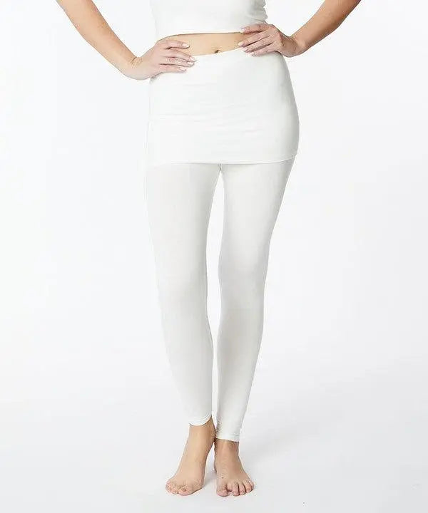 BAMBOO PRE WASHED One Piece Skirted Legging - FamilyClothes