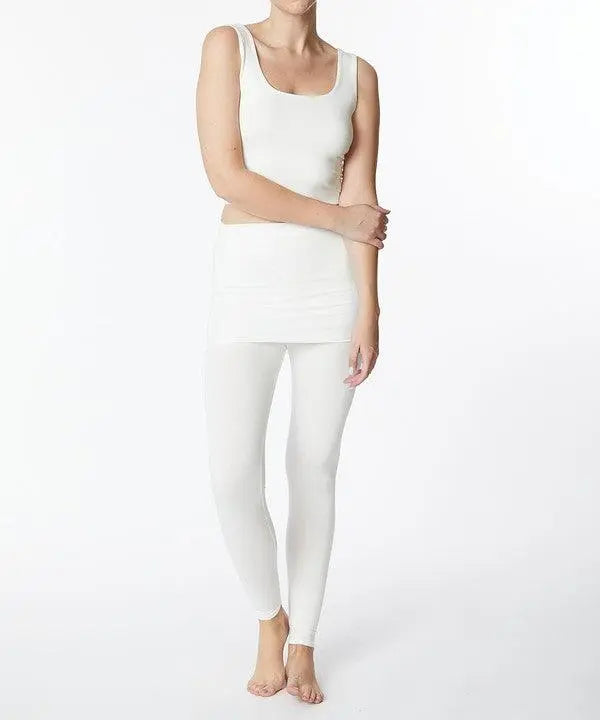 BAMBOO PRE WASHED One Piece Skirted Legging - FamilyClothes