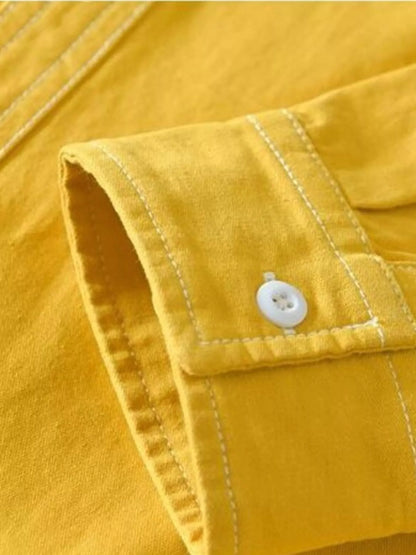 Men's Plus Size Button-Up Shirt - Ultimate Comfort and Style for Every Occasion - FamilyClothes