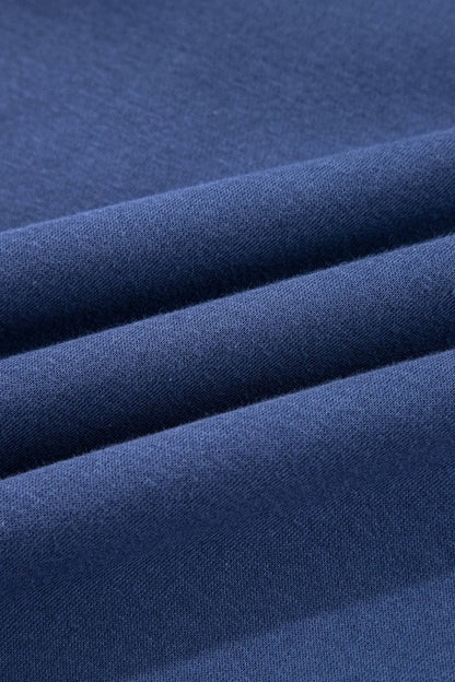 Solid Fleece Lined Drawstring Hoodie - FamilyClothes