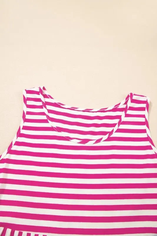 Cotton Pink Blue Multi Way Dress - FamilyClothes