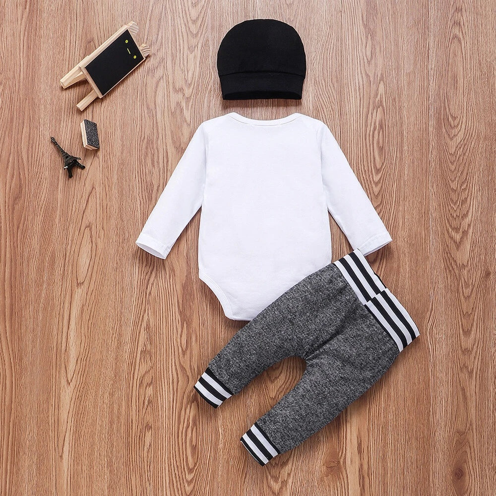 US Newborn Baby Boy Girl Tops Romper Bodysuit Jumpsuit Pants Outfits Clothes Set FamilyClothes