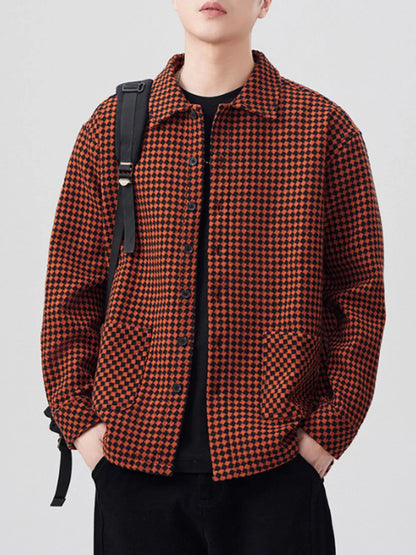 Men's Plus Size Button Up Long Sleeve Shirt - FamilyClothes