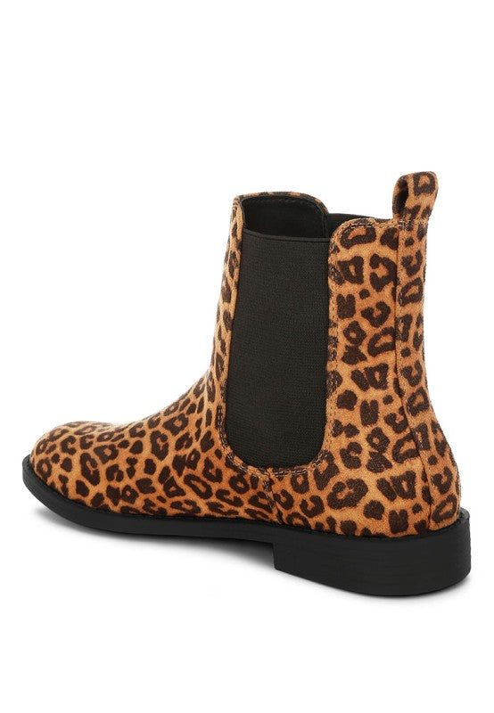 Ayasa Low Block Heel Chelsea Boots - FamilyClothes