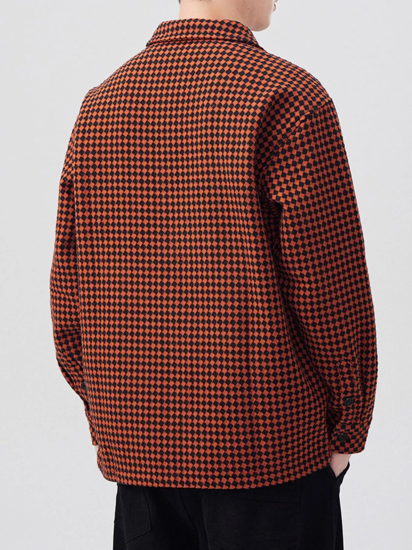 Men's Plus Size Button Up Long Sleeve Shirt - FamilyClothes