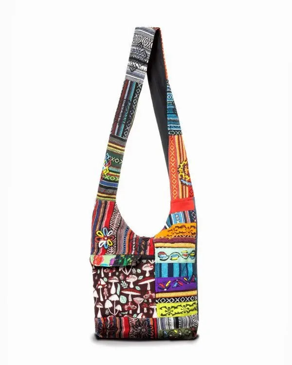 Kathmandu Collection Tribal Stripe Hobo Bag - FamilyClothes