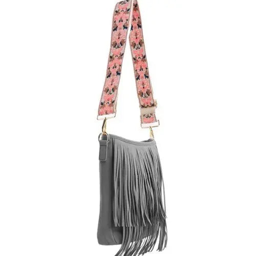 Kelce Influencer Style Vegan Fringe Bucket bag - S - FamilyClothes