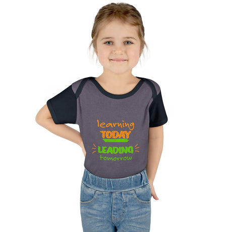 Learning Today Leading Tomorrow Baby Bodysuit, Cute Infant Onesie, Eco - Friendly Baby Clothes, Green Theme Outfit, Baby Shower Gift - FamilyClothes