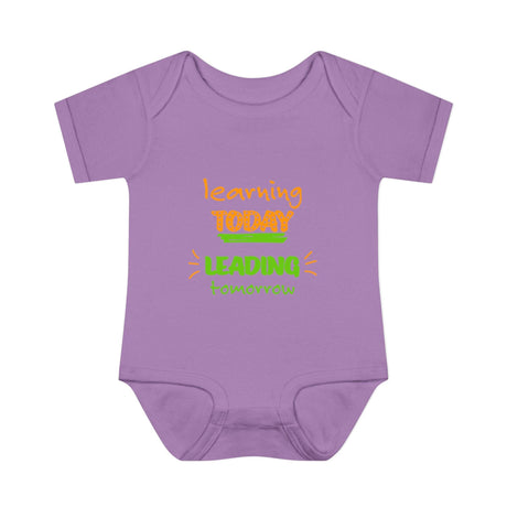 Learning Today Leading Tomorrow Baby Bodysuit, Cute Infant Onesie, Eco - Friendly Baby Clothes, Green Theme Outfit, Baby Shower Gift - FamilyClothes