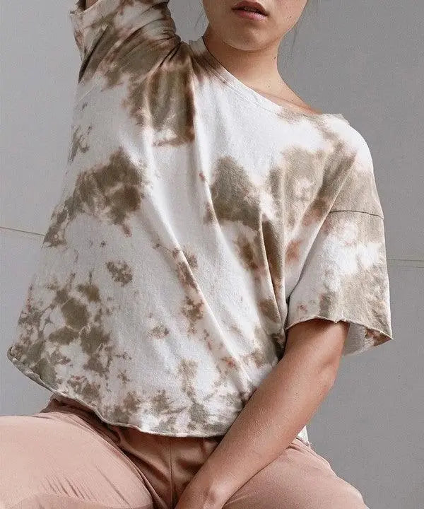 NEUTRAL COLOR HAND TIE DYE - FamilyClothes