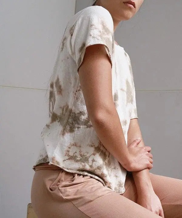 NEUTRAL COLOR HAND TIE DYE - FamilyClothes