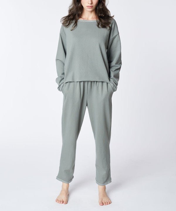recycled cotton french terry sets