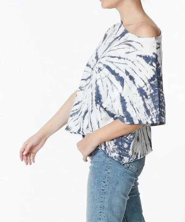 TWIST COTTON TIE DYE T - FamilyClothes