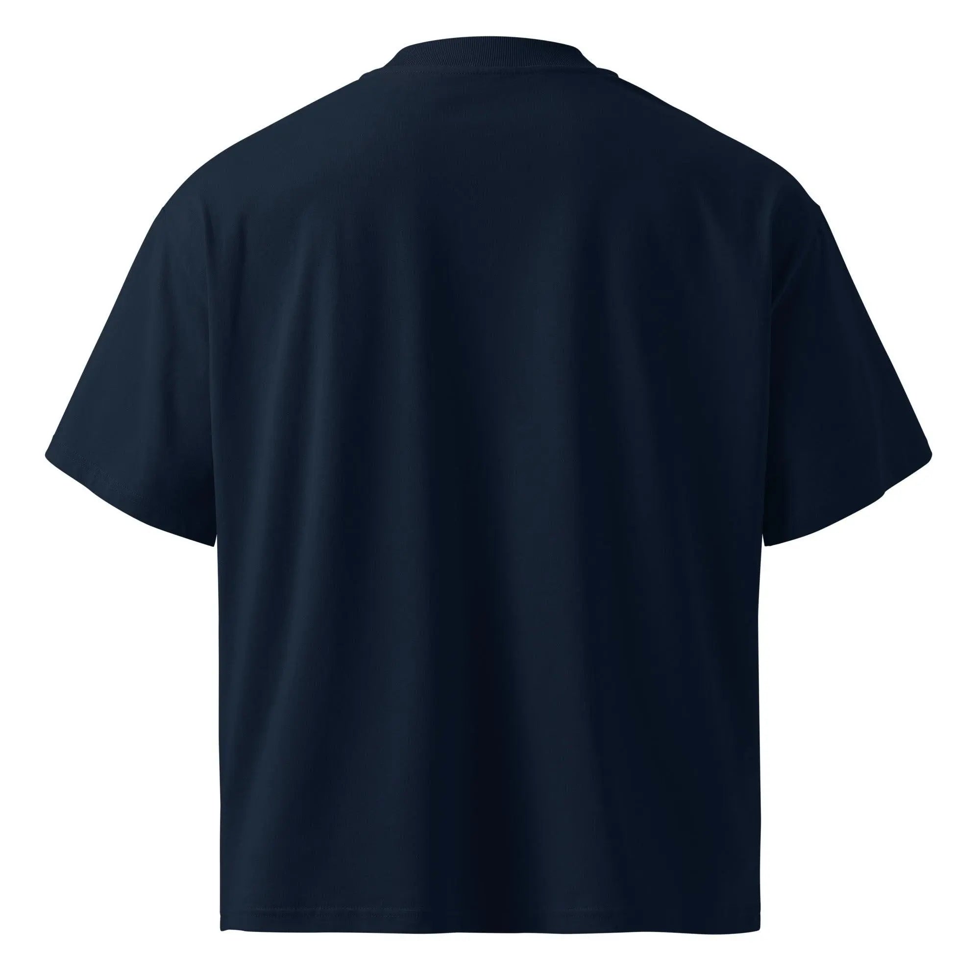 Unisex organic oversized high neck t-shirt - FamilyClothes