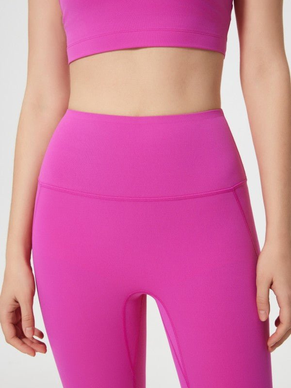 Wide Waistband Leggings - FamilyClothes